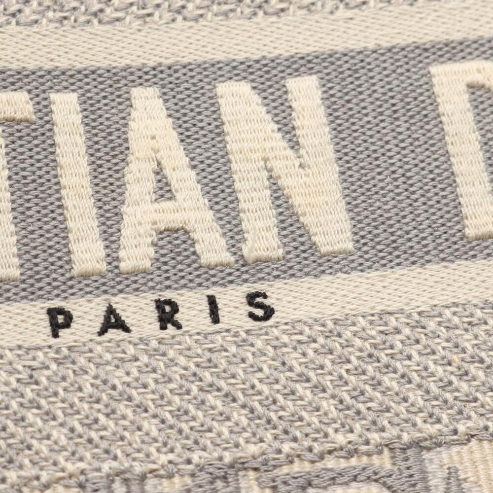 Christian Dior BOOK TOTE Bag Canvas White Gray - Picture 9 of 9